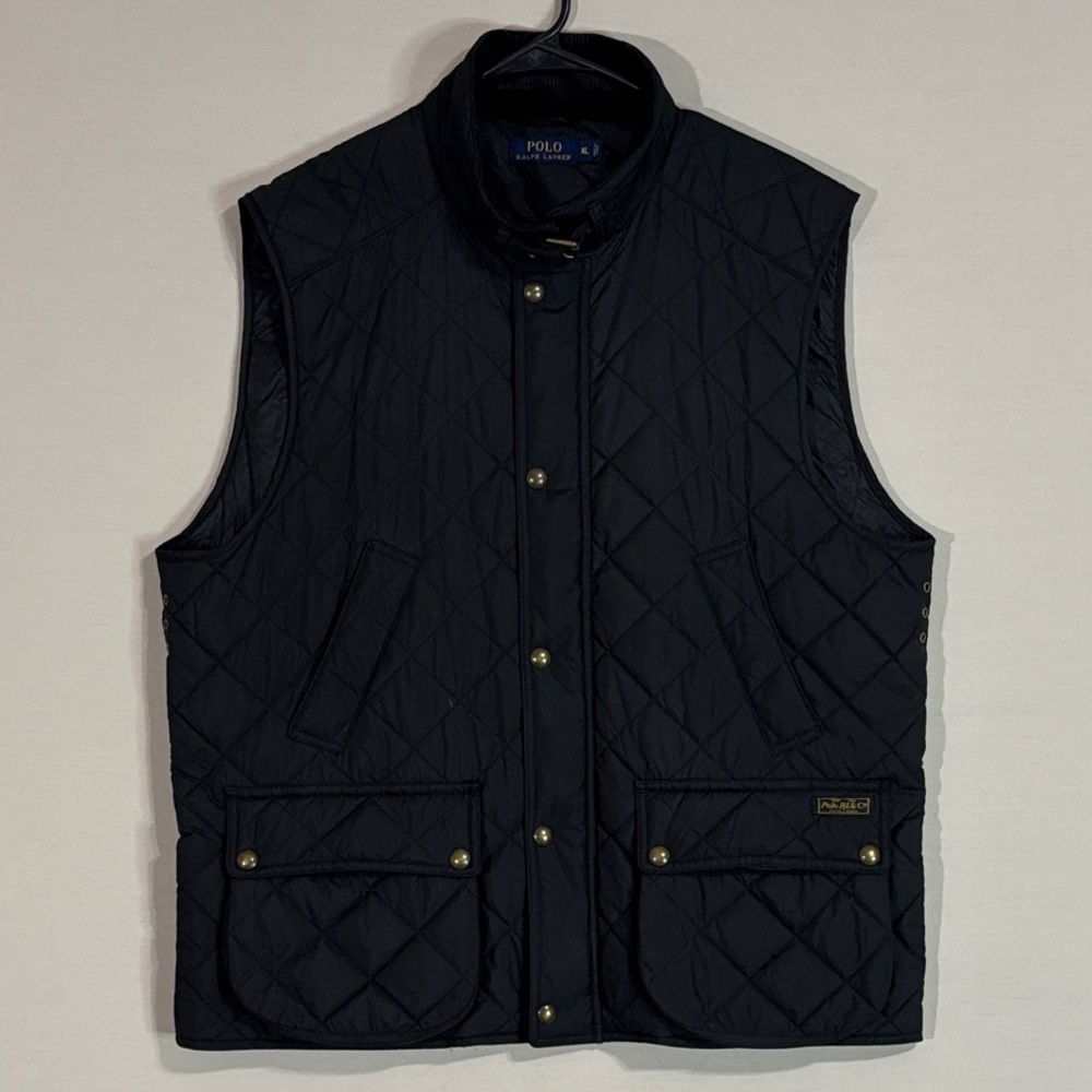 Polo Ralph Lauren Men’s Iconic Quilted Vest Black XL Polo RL & Co